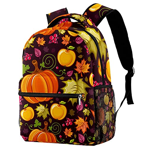 Sac à dos chat noir Halloween pour ordinateur grand format décontracté filles garçons multicolore