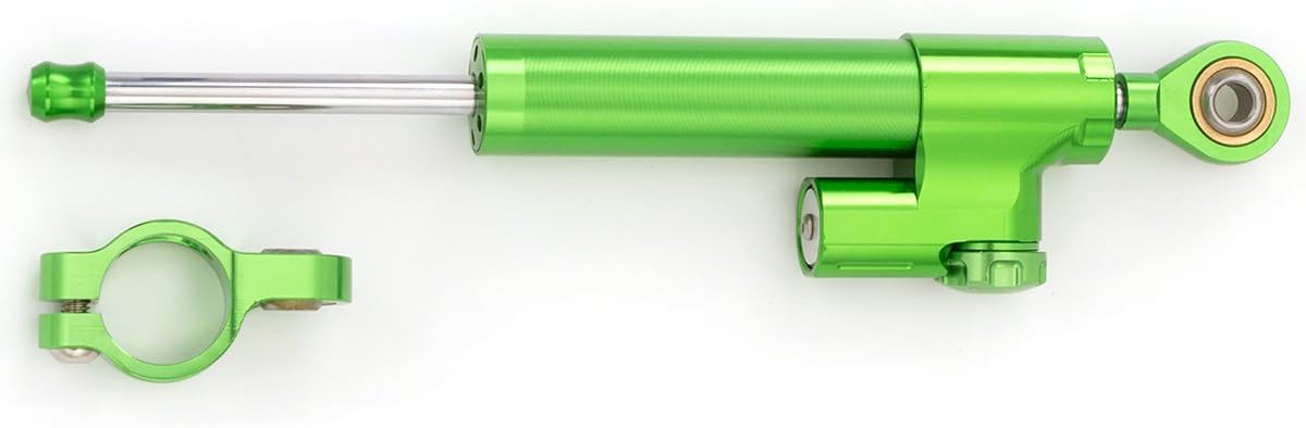 PROCNC Motorcycle Steering Damper Stabilizer Fit for Yamaha YZF R1 R3 R6 R15 R125 R25 FZ1 FZ8 FZ09 MT09 GSXR 600 750 1000 CBR600RR 1000RR ZX6R ZX636 ZZR1400 Z1000 (Green)