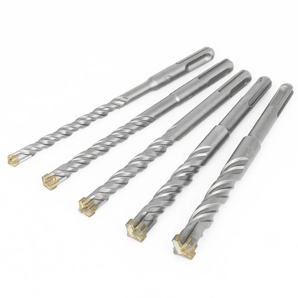 Wiertła do muru — 6–12 mm wiertła udarowe z węglika wolframu z końcówką krzyżową do betonu,(10x210mm)