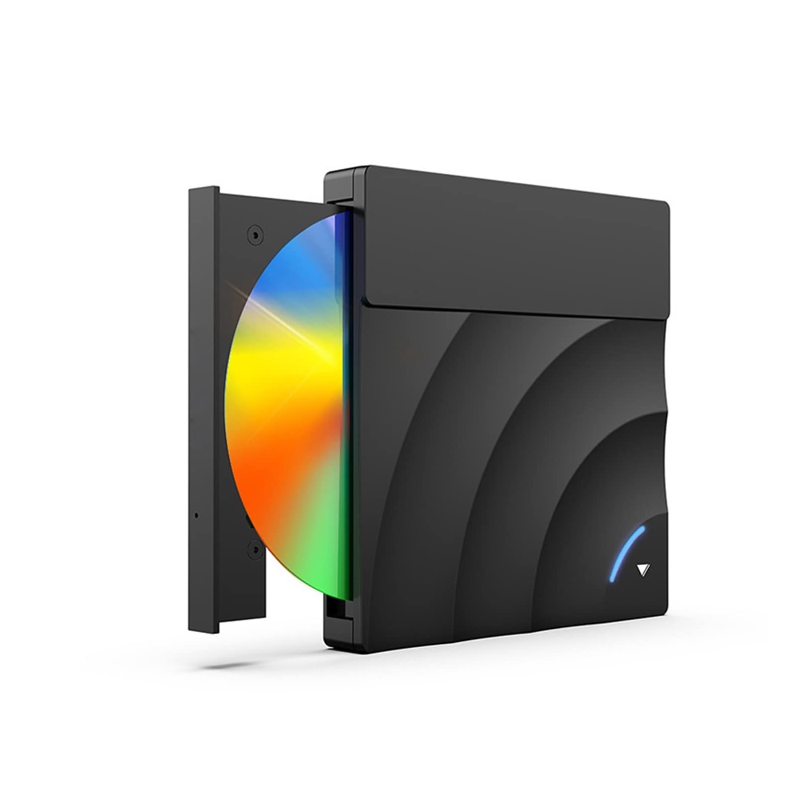 Portatile ad alta velocità USB 3.0 CD DVD-RW Unità ottica Lettore di dischi Slim esterno Desktop PC Laptop Tablet Promozione Lettore DVD(Oranje)