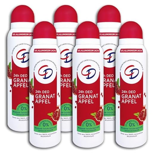 6er Pack CD Deospray Bio-Granatapfel 6x 150 ml Deodorant Deo