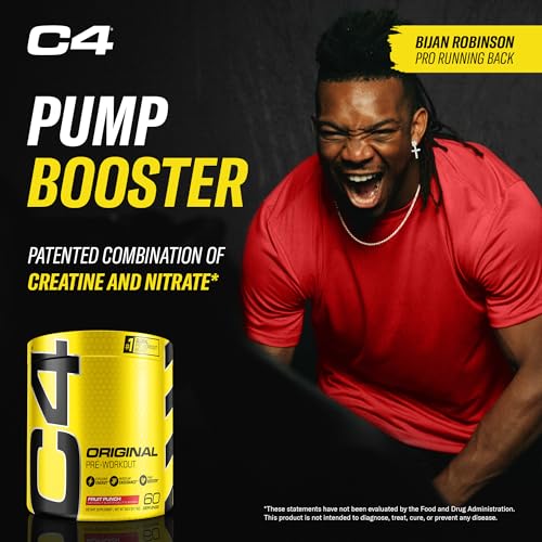 Cellucor 810390023943 C4 Original Pre Workout Powder Fruit Punch - Vitamin C For Immune Support - Sugar Free Preworkout Energy thumb #5