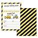 Produktbild Made by Nami 12er Set Einladungskarten für Kindergeburtstag Einladungen für Geburtstag Kinder Jungen Geburtstagseinladungen Din A6 Kartenset Motiv Baustelle (mit Umschlägen)