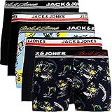 JACK & JONES Trunks 5er Pack Boxershorts Boxer Short Unterhose Mehrpack (Größe XL)