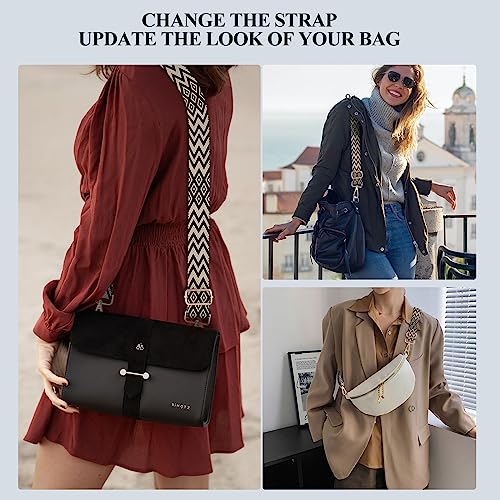 Image of Long Keeper Wide Purse Strap - Adjustable Shoulder Strap Crossbody Handbag Replacement Bag Strap Guitar Straps