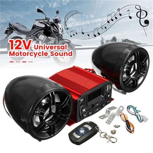 Parlante de Audio para Manubrio de Motocicleta 12V miniatura 7