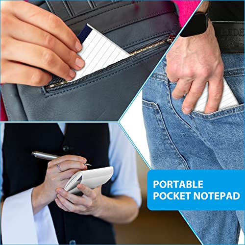 12 Pack Note Pads 3X5 Inch Small Lined Writing Memo Pads Refills Easy Tear Off No Rip Writing Pads With 50 Sheets Each Pad Narrow Ruled Mini Pocket Notepad For Daily Planning And Organization Of Work #TOP5