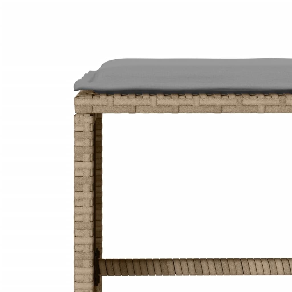 vidaXL Juego de sofás jardín con Cojines 6 pzas ratán sintético Beige