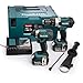 Price comparison product image Makita DLX2145TJ Combi Drill and Impact Driver 18 V Kit with 2 x 5.0 Ah Batts and 1 DC18RC Charger