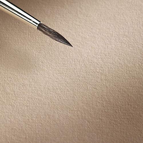 Toned Watercolour 200g/m² Beige, Watercolor Notebook, 14x14cm, 30 fls