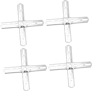 Led Light Bar 4 Pcs Brackets Fixture Mount Bracket Cross Fixture Parts Ceiling Light Brackets Chandelier Bracket for Lights Ceiling Chandelier Led Ceiling Lights