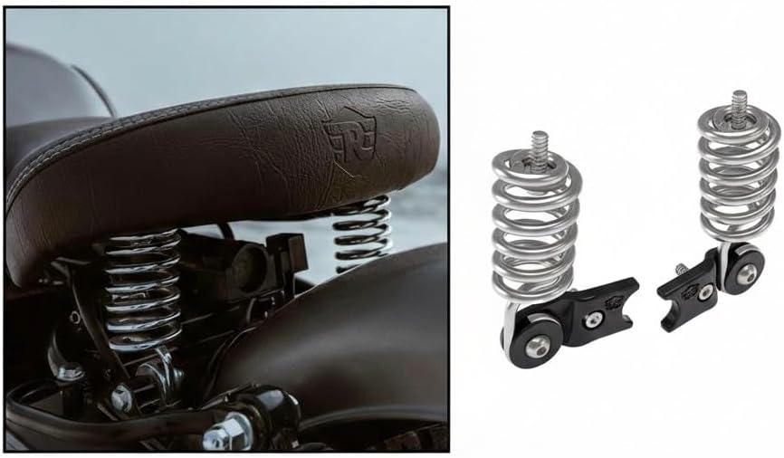 Silver Rider Seat Springs for Motorcycle All New Classic Reborn 350 KXA00080 | Stainless Steel Universal Fit | Easy Installation with Mounting Hardware & Instruction Manual