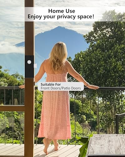 Perfiware LG2375 Frame Sliding Door Lock For Glass/Wooden/Swing Door,Biometric Fingerprint/Keypad/Remote/Ic Card Smart Door Lock Security,Front Door,Patio,Home,Office,Store thumb #4