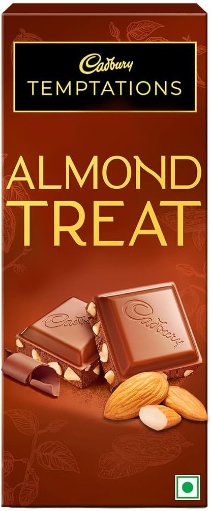 Cadbury Temptations Almond Treat Premium Chocolate Bar, 70 g