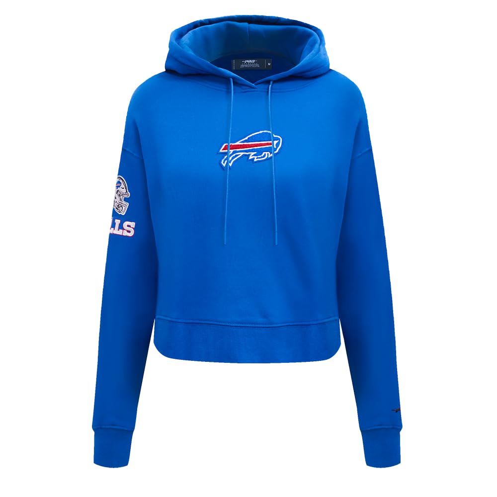 Pro Standard Damen Womens NFL Classic Chenille Brushed Back French Terry Cropped Pullover Hoodie Mit Kapuze Sweatshirt (1er Pack)