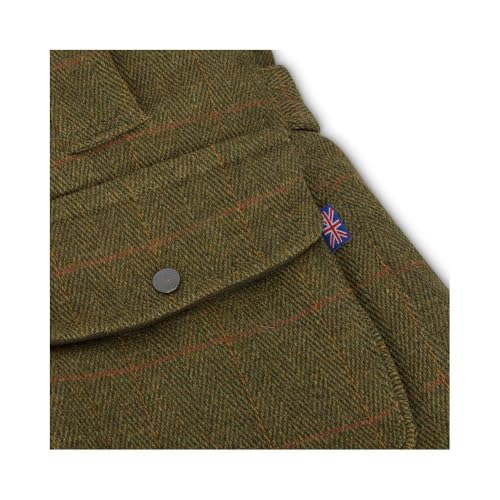 WALKER AND HAWKES - Hazelwood - Damen Country-Jacke aus Tweed - für die Jagd geeignet - Dunkles Salbeigrün - EU 36 (UK 8)