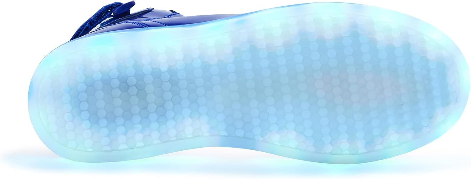 Unisex LED Light Up Shoes, Fashion High Top LED Sneakers USB Rechargeable Glowing Luminous Shoes for Men, Women, Teens - Image 4