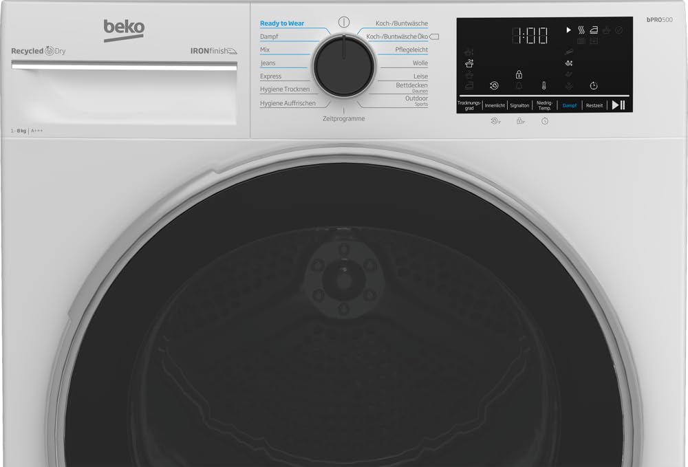 Beko B5T4824IF bPRO 500 Wäschetrockner & B5WFU584135W b300 Waschvollautomat