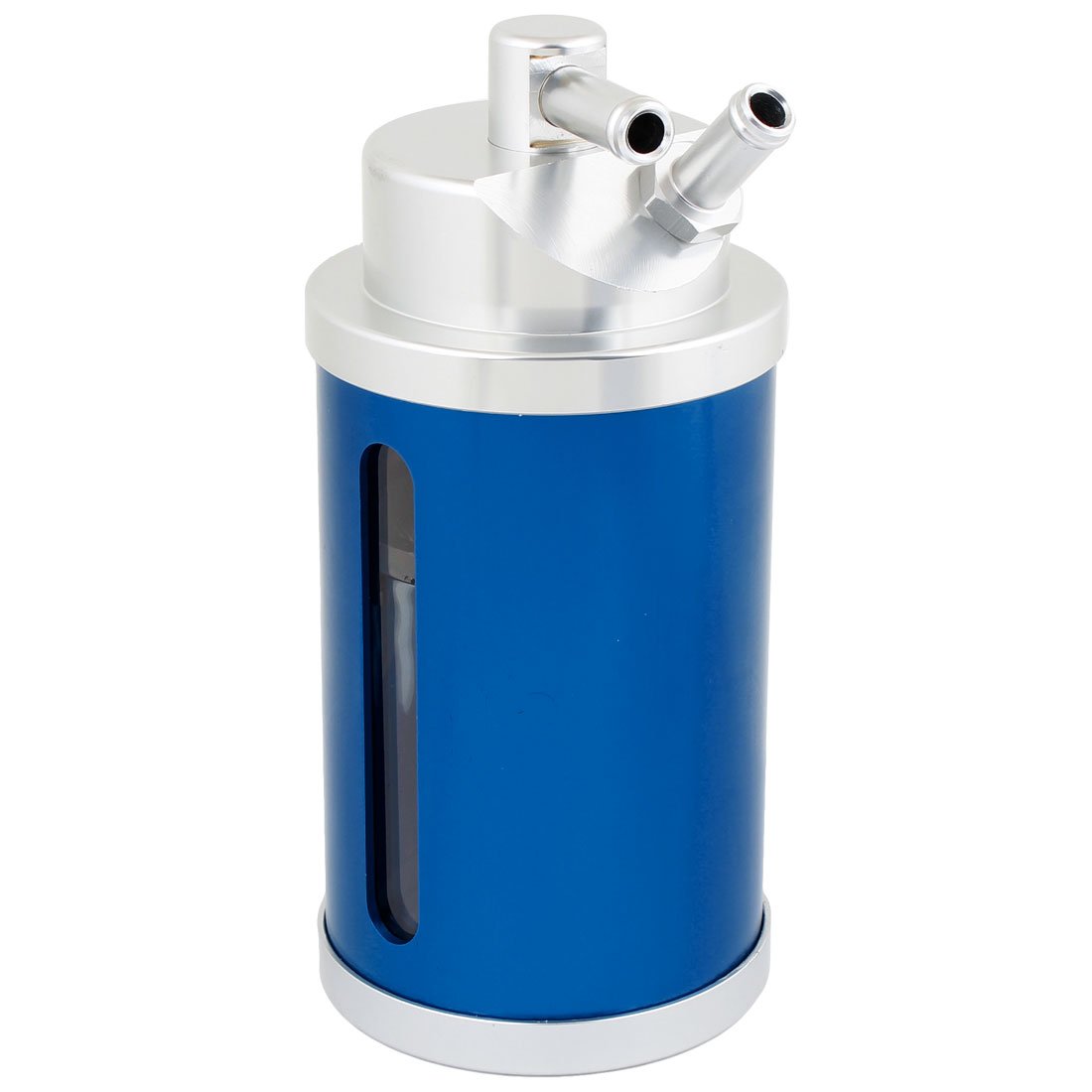 Ruilogod Blue JDM Racing Aluminium Okrągły Zbiornik Oil Catch Can Cank Can