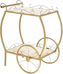 Carrinho de Chá Fixo Cantinho Do Café Adega De Vinhos Bar Decoração de Festas,aparador bar,aparador industrial(Preto)