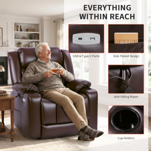Image of EONIX Power Lift Recliner Chair for Seniors, 400 lb, Stand Assistance