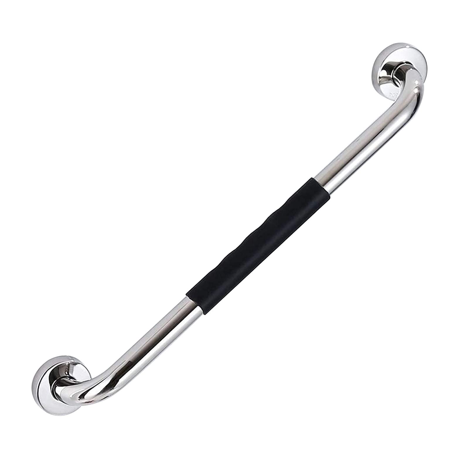 FKXSXAZ Bathroom Grab Rails, Toilet Bathtub Rubber Non-Slip Handles Elderly Disabled Barrier-Free Stainless Steel Handrails Anti-slip Bar(33cm)