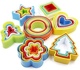 Cookie Cutter Shapes Set, Biscuit Cake Vegetable Cutting Mold, Food Cutter for Kids & Adults (35 Sets /7 Shapes)