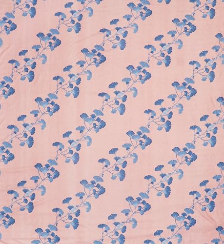 Image of RD TREND Presents Luxurious Glace Cotton Super Soft 210 TC 360 Elastic Fitted Bedsheets Single Bed Size (72 x 48 x 8 Inch) with 1 Pillow Cover Size (28 x18), Color- Pink, Floral