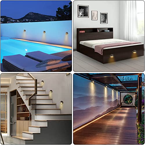 Derekland Low Voltage Deck Lights, 12-36V Ac/Dc Outdoor Deck Step Lights, 2.5W Led Landscape Lights Stair Night Lights For Pathway Walkway Deck Step Yard Fence Patio, 2700K Warm Light, 12 Pack Set #TOP7