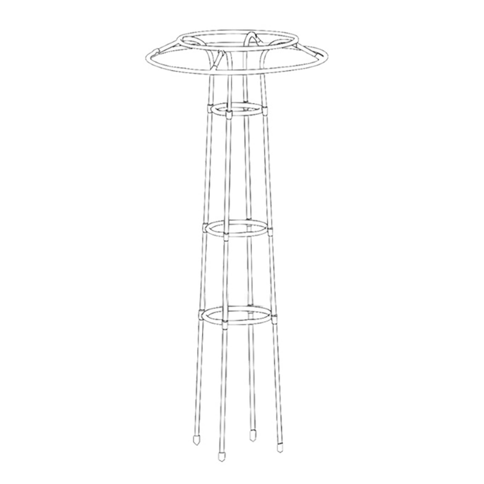 HZBB Garden Trellises Plant Trellises Garden Decoration for Climbing Vine Flower Metal Gardening Weather Resistant
