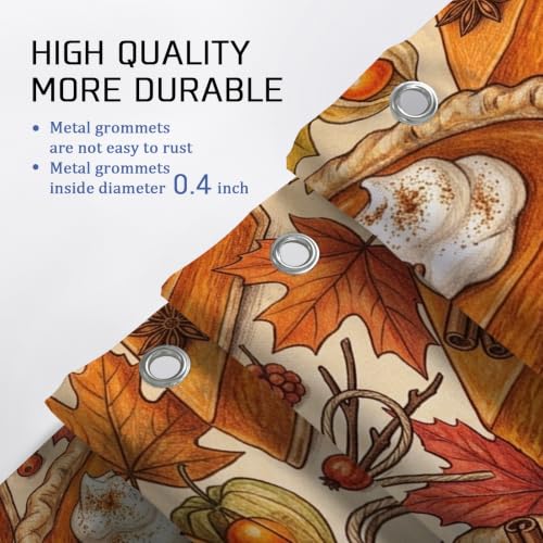 Ensemble rideau de douche imperméable orange 183x183 et tapis de bain anti-eau - 6