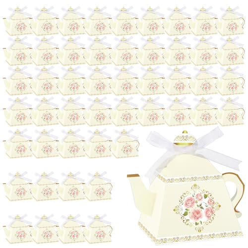 Party Favor Boxes Tea Party Decorations Vintage Floral Teapo