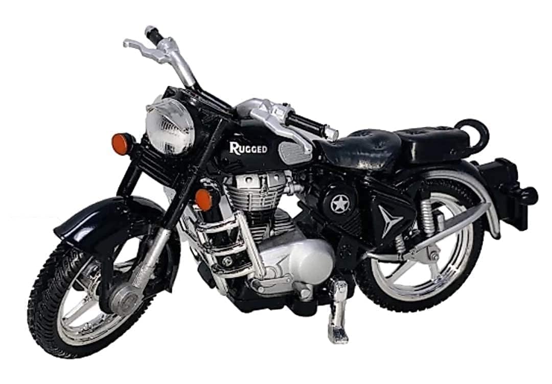 Kidz N Toys Rugged Bike- Looks Like The Real Bike - with Pull Back Action That can be Changed to Side Stand Easily - Handle can be tiltled - for Kids (Multicolor) (B0CTX1SBW9) Amazon Price History, Amazon Price Tracker