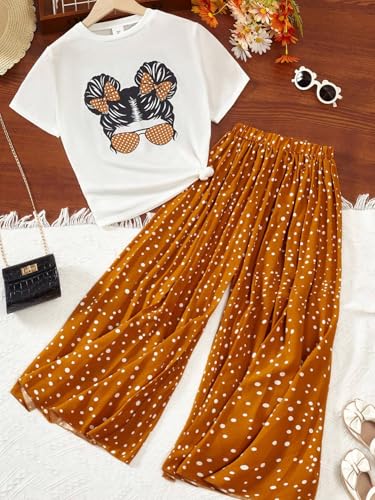 Image of TAGAS Girls TOP AND PANT|COORDINATED OUTFIT FOR GIRL| DRESS FOR(GIRLS)| TOP WITH PALAZZOS FOR GIRL'S|(GTP)
