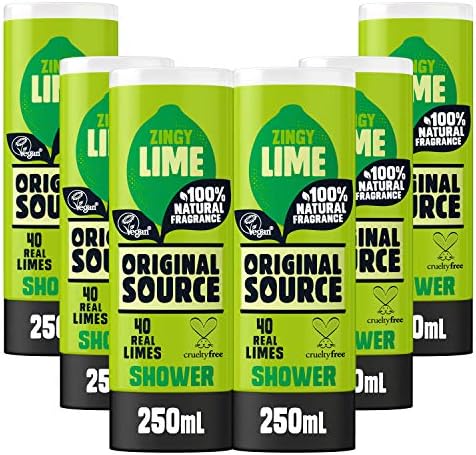 Original Source Vanilla & Raspberry Shower Gel, 6x250 ml