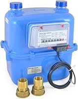 EKM Metering 3/4" Aluminum Pulse Output Gas Meter - Remote Readable Natural Gas Propane Meter APGM-075-CF