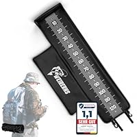 WEIRERNS Premium Abhakmatte 130 cm – Fischschonende Angelmatte mit Maßband, klassisch oder humorvoll, leicht rollbar & robuster Kantenschutz