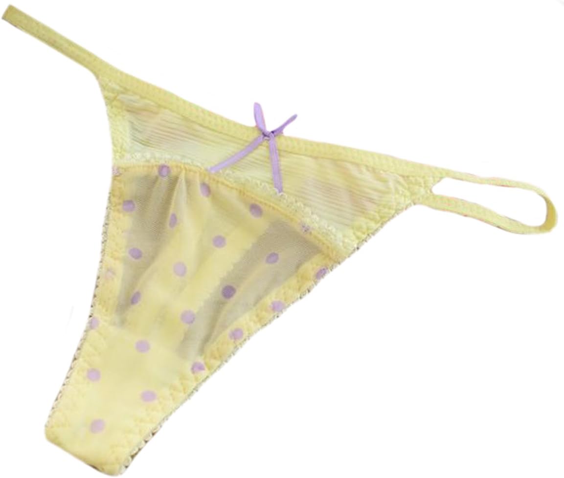 ASL Womens 6-pack Floral Low-rise Sexy G-Strings Panties