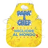 Photo Gallery stampatek grembiule papà da cucina papà chef migliore al mondo per la regalo festa del papà idee regalo uomo compleanno, grembiule cucina papà, idee regali divertenti Photo Gallery stampatek grembiule papà da cucina papà chef migliore al mondo per la regalo festa del papà idee regalo uomo compleanno, grembiule cucina papà, idee regali divertenti