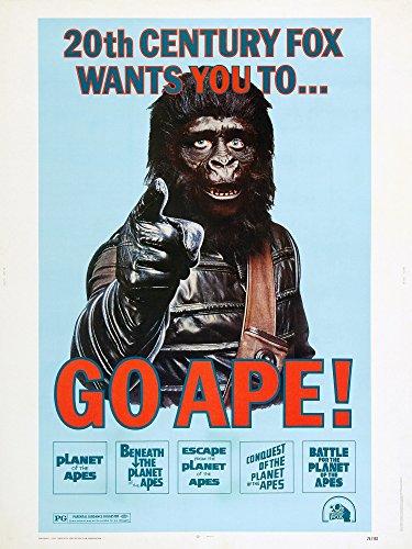 Planet Of The Apes Us Poster 1974 Tm And Copyright ? 20Th Century Fox Film Corp All Rights ReservedCourtesy Everett Collection Movie Poster Masterprint (11 x 17)