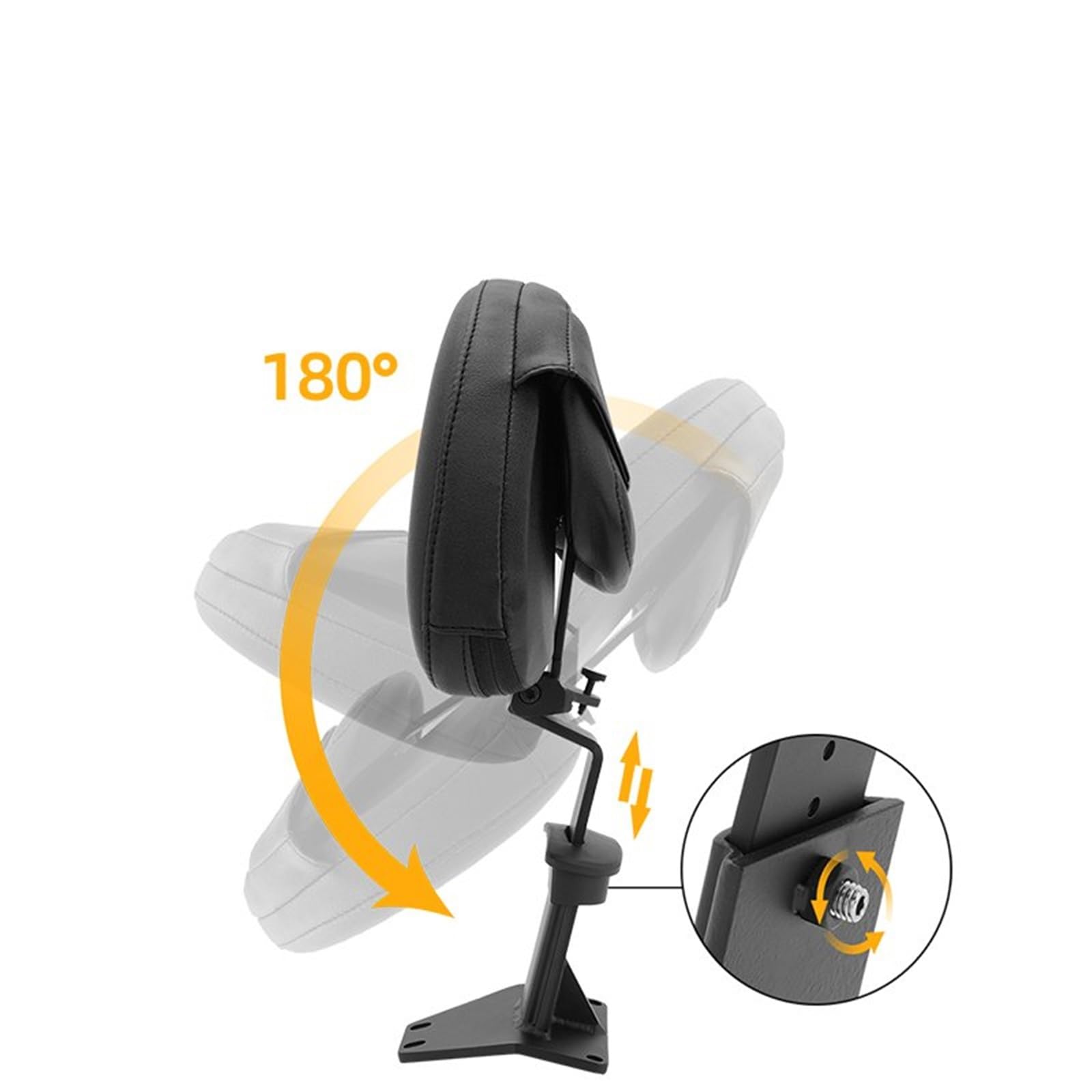 Kit De Dossier Conducteur Avant Réglable pour Goldwing 2018-2023 GL1800