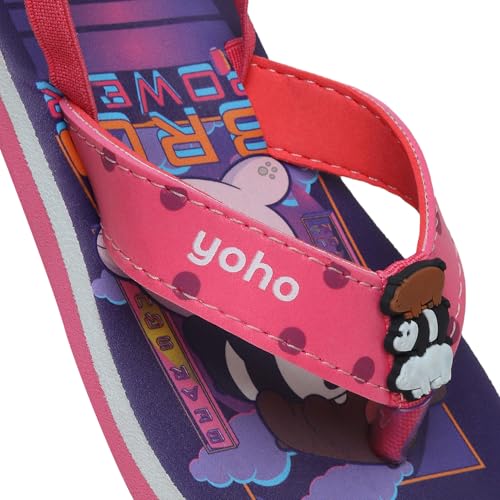 Image of YOHO Slippers for Toddlers | Comfortable and Lightweight Kids FlipFlop|WB Cartoon & Comic Characters: Batman, Superman, PPG, Tom & Jerry, Scooby Do and We Bare Bears Footwear for Girls & Boys