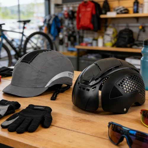 Casco de bicicleta para mujeres con diseño de gorra cómodo 3