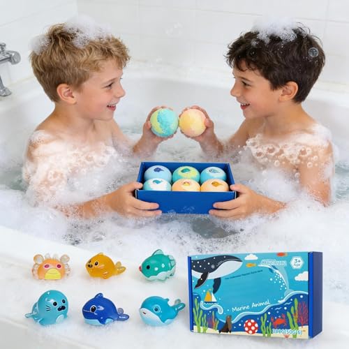 Bolas de baño infantiles limpiador corporal efervescente de seis piezas 2