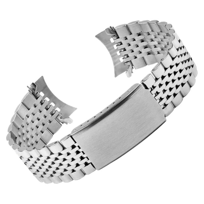 Bracelets d'affaires brossés en acier inoxydable pour montre de 18 20 22 mm