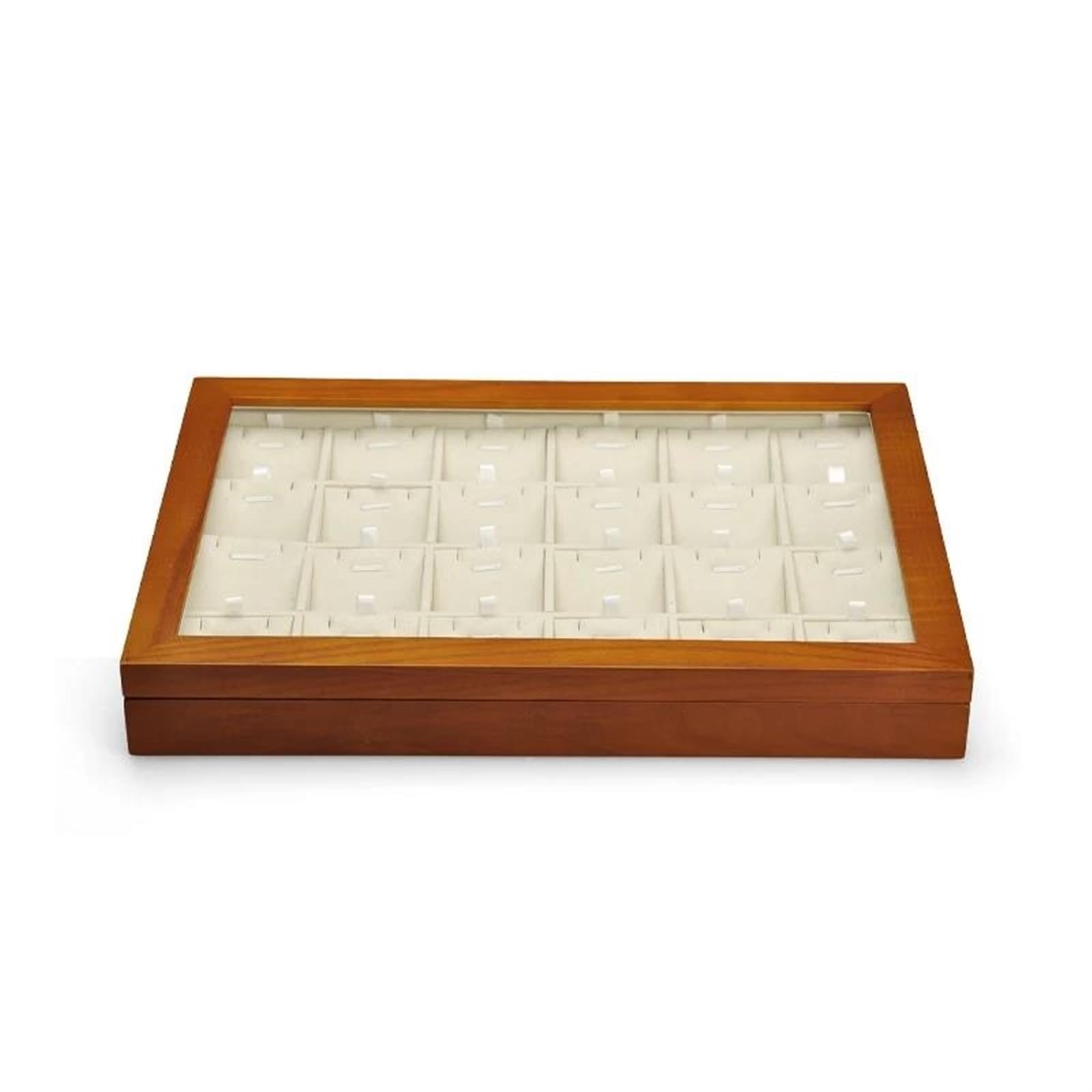 Porta Gioie Organizer Gioielli Scatola Immagazzinaggio Gioielli Legno Scatola Immagazzinaggio Gioielli Scatola Esposizione Anelli Con Ciondoli Collane Gioielli Porta Orecchini Organizer(Beige D)