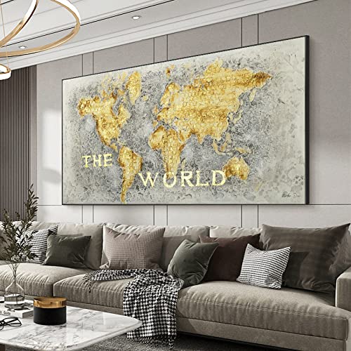 Tableau paysage gris ville nuit voilier texture 3D épaisse