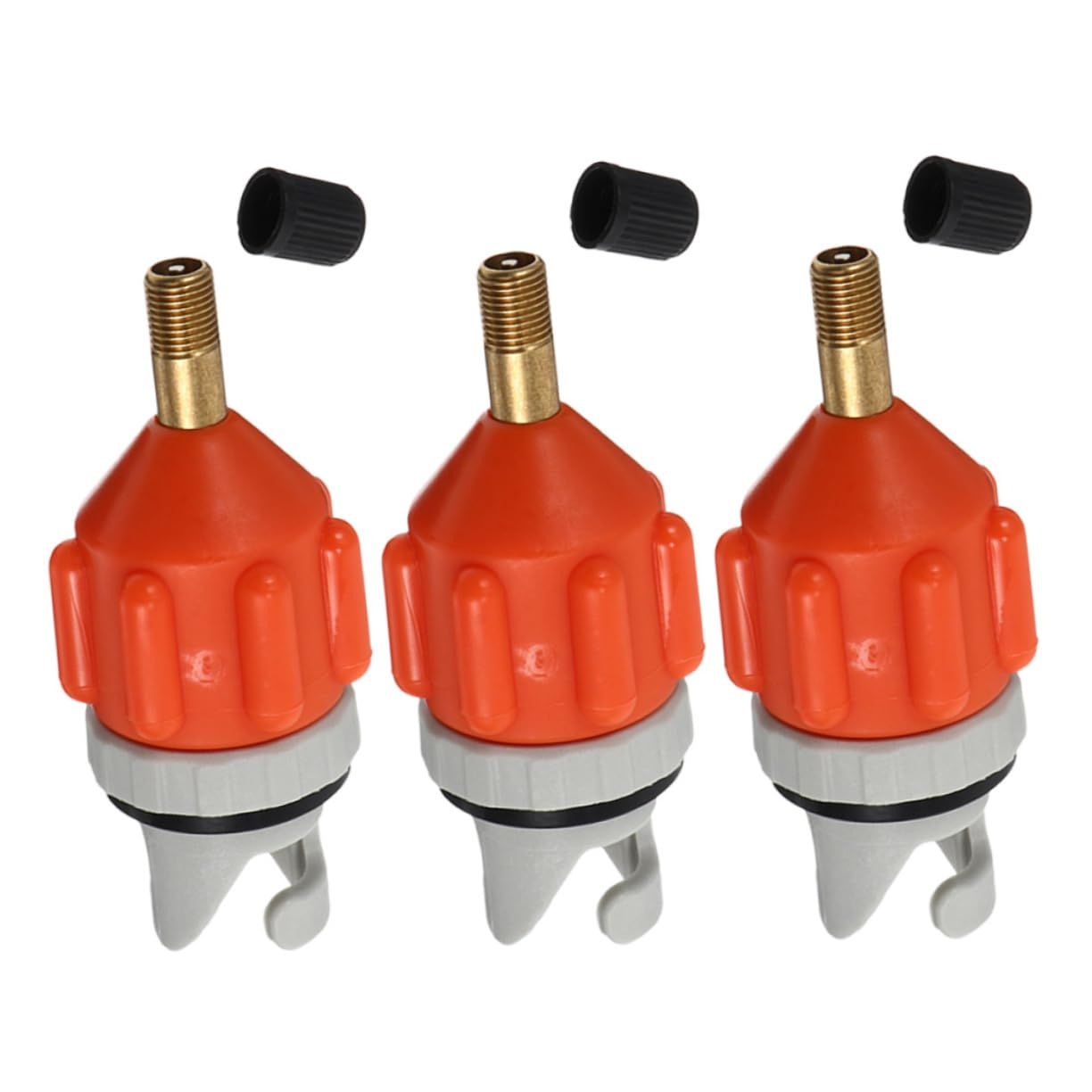 TOYANDONA Adattatore Ugello Gas Ugelli Pompa dell'Aria Adattatore Valvola Convertitore della Valvola dell'Aria Adattatore Pompa Letto Gonfiabile Rosso Rame