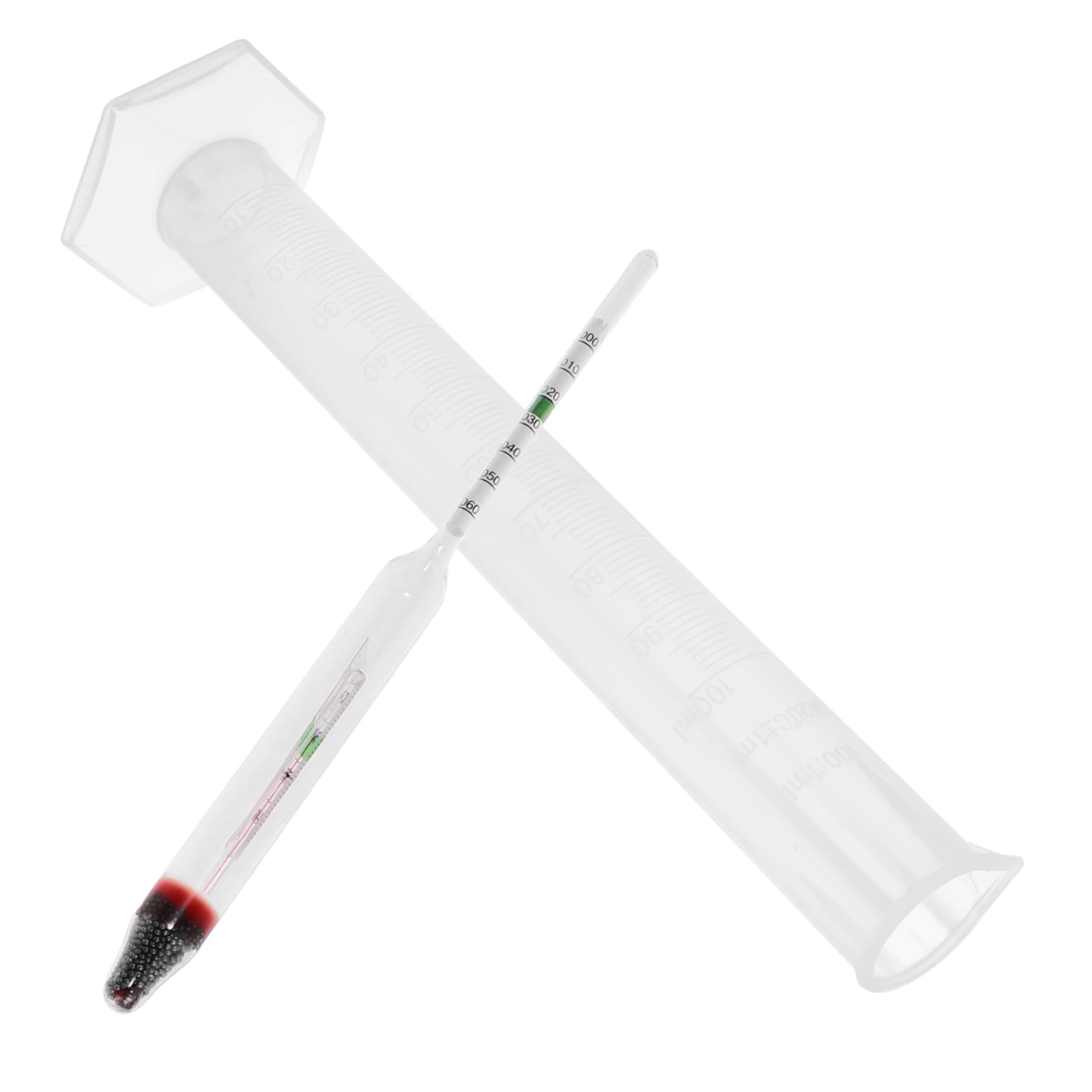 Mobestech 4sets Idrometro Per Acquario Kit Completo Di Misurazione Salinità Con Graduata e Scatola Strumento Affidabile Per Acquacoltura e Test Salata