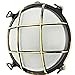 Rota 2000 Runde Schifslampe GitterLeuchte aus massivem Messing wasserdichte Licht Nautische Marine Wandlampe Industrielicht Antikes Messing